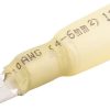 Terminal plano macho con funda, amarillo, Diaseal