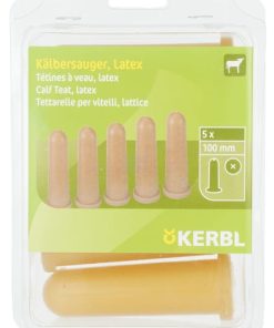 Tetina de látex 100 mm, 5 uds.