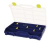 Caja de surtido con 26 compartimentos de polipropileno azul, 290 x 378 x 61 mm, nª 46-26, Tayg