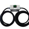 Línea de suministro eléctrico con interruptor, 12V, 16A, cable 3m+2m, clase de protección IP 65