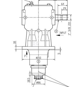 Caja de cambios LF-149B 1:1