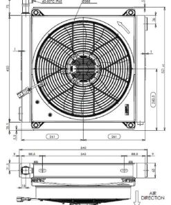 Radiador + ventilador 24V BP