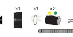 Bayonet 8 pin Set female