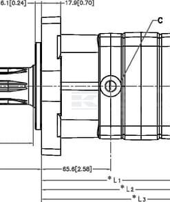 Cardán motor orbital 1 3/8