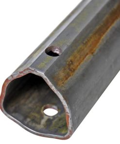 Tubo perfil triangular, T CvJ 80 Øext. 55,6 mm, Øint. 63 mm - 3,70 mm L: 1020 mm Comer
