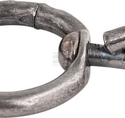 Round black swivel, diameter 7mm