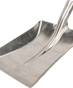 Pala para carbón aluminio con reborde, sin mango