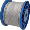 Cable acero revest. PVC, 2 mm