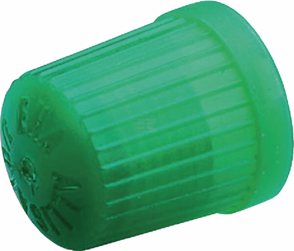 Valve cap green 3 Valve cap green