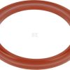 Junta tapa recipiente ordeño, 158 x 8,5 mm naranja, silicona