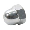 Tuerca hexagonal ciega M10 zinc macizo