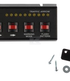 Panel de control, 12/24 V, 160 x 59 x 21 mm, para barra de luces multidestello