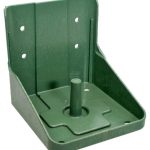 Salt block base, green