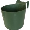 Comedero con mini gancho, 8L, verde oscuro