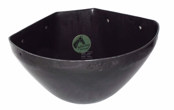 Comedero de esquina negro 16L 1 Corner feeder black 16L