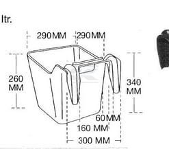 Feeding trough 13.5L Model 113 Pink