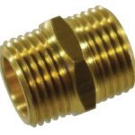 Racor doble 1/2" macho