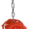 Biting ball for pigs with chain, 75 mm