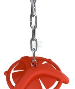 Biting ball for pigs with chain, 75 mm
