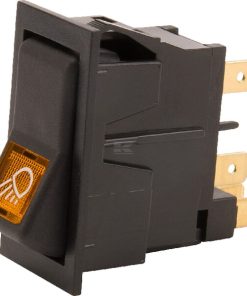 Interruptor basculante, I-II, encendido-apagado, 5 polos, Luz de trabajo