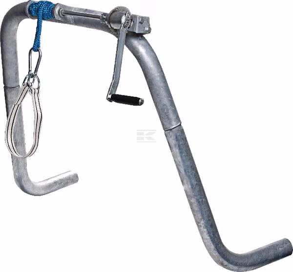 Hoof care frame with leg support
