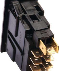 Interruptor basculante, I-II, on-on, 10 polos, Luces