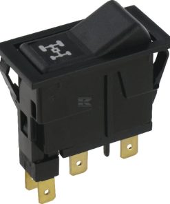 Interruptor basculante, I-II, on-on, 5 polos, 4WD