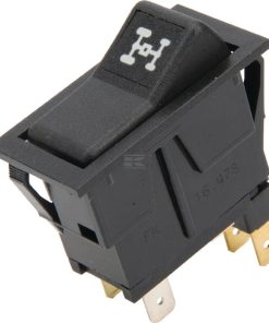 Interruptor basculante, I-II, on-on, 5 polos, 4WD