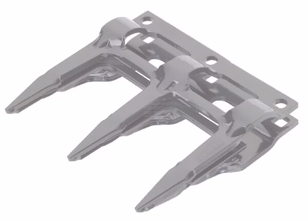Dedo triple, 17mm, gris 1 Dedo triple, 17mm, gris
