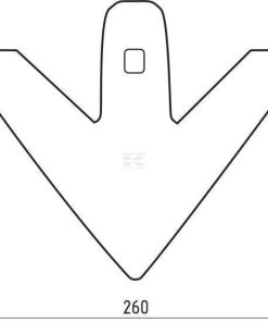 Duck foot share 260 mm AP 567 Unia