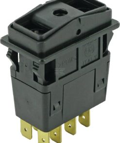 Interruptor basculante, I-II, on-on, 8 polos