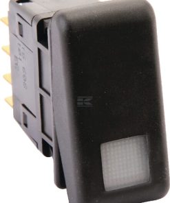 Interruptor basculante, I-II, on-on, 5 polos