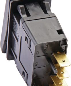Interruptor basculante, I-II, on-on, 5 polos