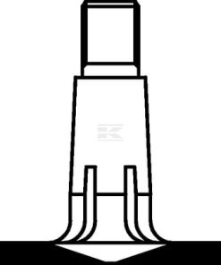 Cámara para llanta de Ø 15", 125-15, válvula recta TR13, Kramp
