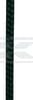 Tentor steel post diameter  10x1100mm green with black insulator