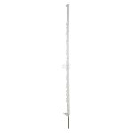Poste de valla, polipropileno, estándar 120 cm, blanco SS (10 uds.)