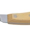 Cuchillo para cascos profesional con hoja de filo único a la derecha