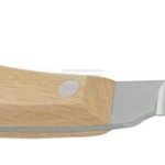 Cuchillo para cascos profesional con hoja de filo único a la izquierda