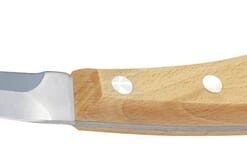 Cuchillo para cascos profesional con hoja de doble filo