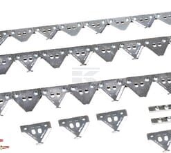 Sección de barra de cuchilla "crank rocker arm", L-4500