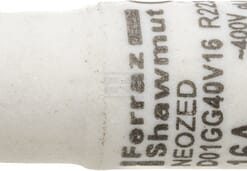 Fusible 400V 16A Longitud 36mm
