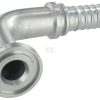 Racor pres. DN25+50,8 brida 90°