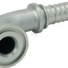Racor pres. DN25+50,8 brida 90°