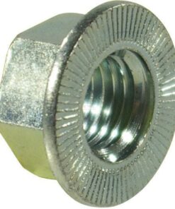 Tuerca hexagonal de brida autoblocante M5 x  0,80 acero cincado Clase 10 Kramp