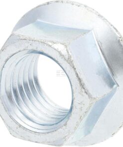Tuerca hexagonal con brida autoblocante M5x0.80, acero zincado, clase 8, Kramp