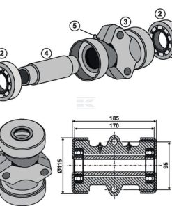 Cojinete compl. 25 x 25 cuadr. 4 Cojinete compl. 25 x 25 cuadr.