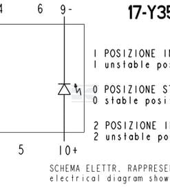 Interruptor basculante, (I)-0-(II), mom-off-mom , 7 polos