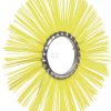 Cepillo rotativo de aro 400 x 3" / 80 amarillo Ø 2.2mm