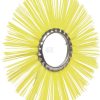 Cepillo rotativo de aro 400 x 110mm amarillo Ø 2.2mm 6 Cepillo rotativo de aro 400 x 110mm amarillo Ø 2.2mm