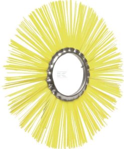 Cepillo rotativo de aro 540 x 160mm amarillo Ø 2.2mm